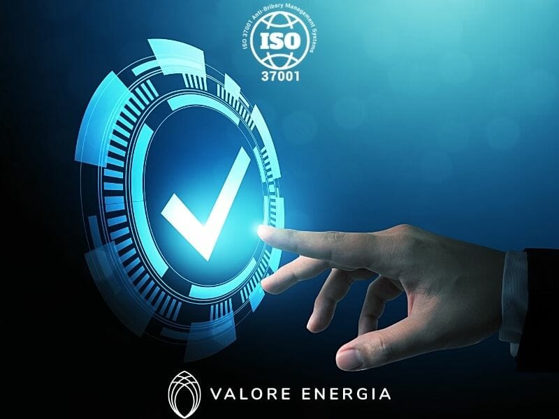 Certificazione Anti Corruzione ISO 37001 in arrivo per Valore Energia!
