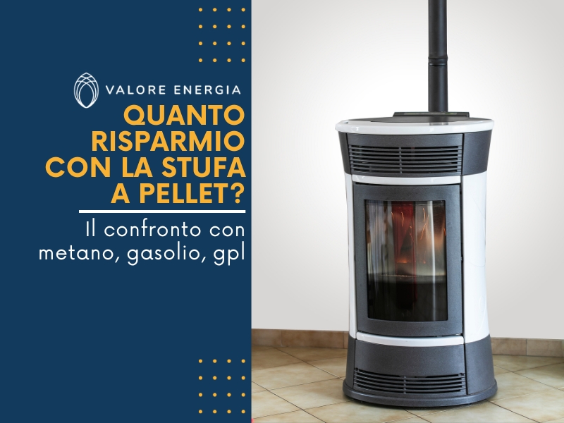 Quanto risparmio con una stufa a pellet?